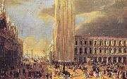 unknow artist St. Mark's Square with Charlatans oil painting on canvas
